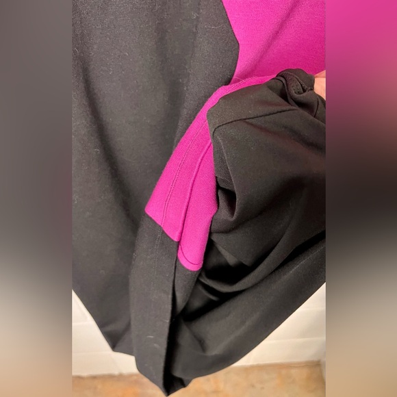 BCBGMaxAzria Asymmetrical Pink and Red Dress - Picture 5 of 6